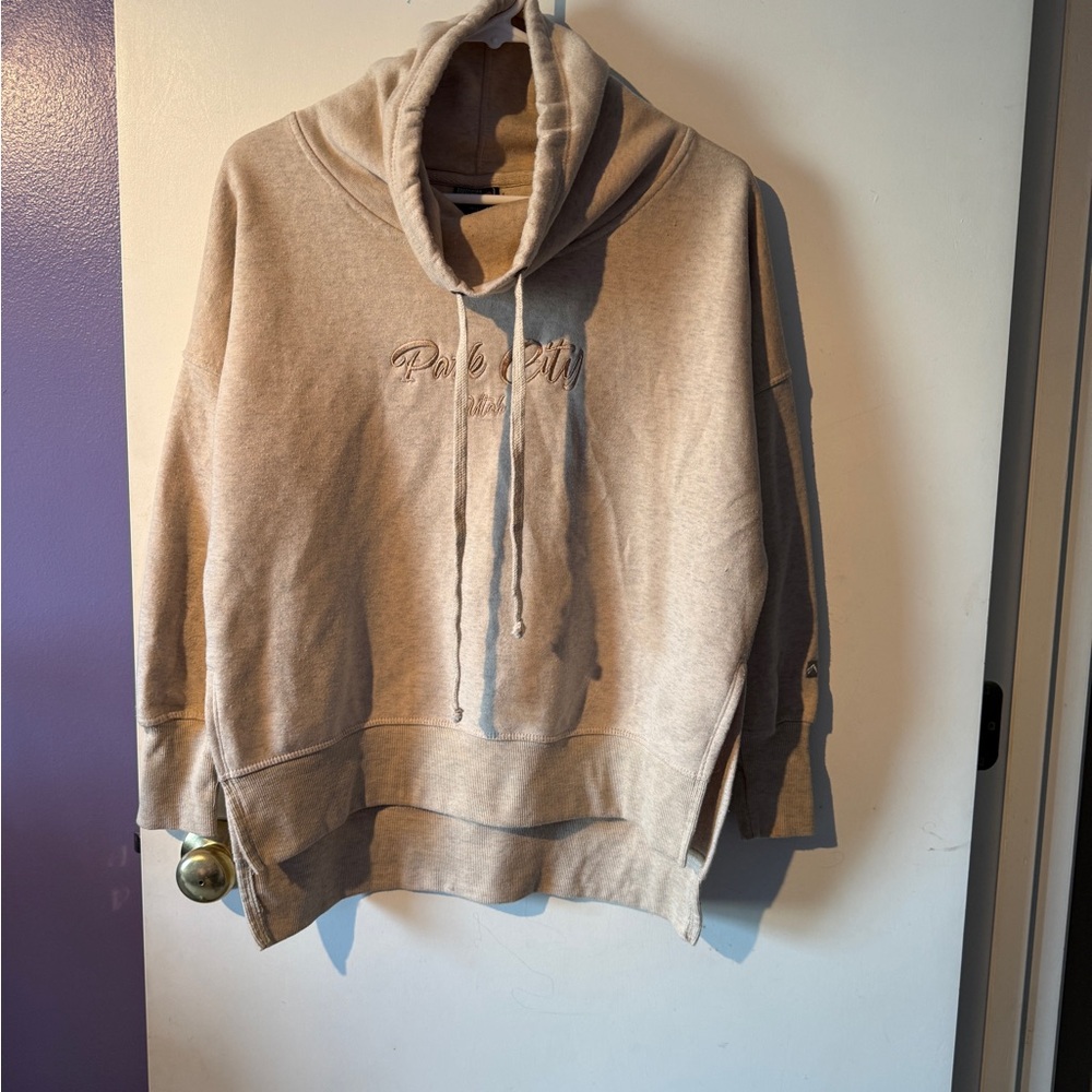 Outfitter Trading Co. Cream Cowl Neck Sweatshirt Size S